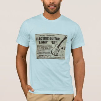 E-Gitarre u. Ampere T-Shirt