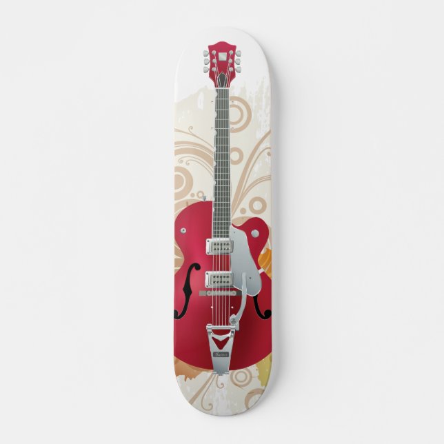 E-Gitarren-Entwurf Skateboard (Vorne)