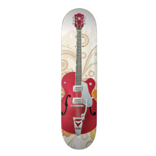 E-Gitarren-Entwurf Skateboard