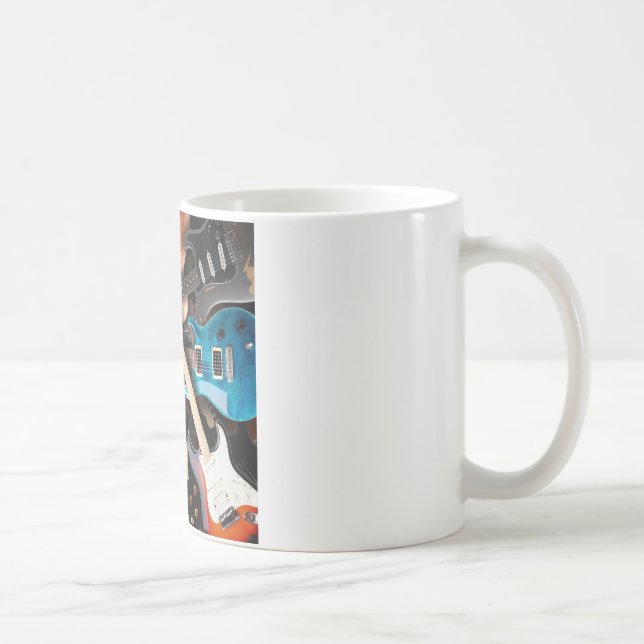 E-Gitarren-Konzept Kaffeetasse (Rechts)