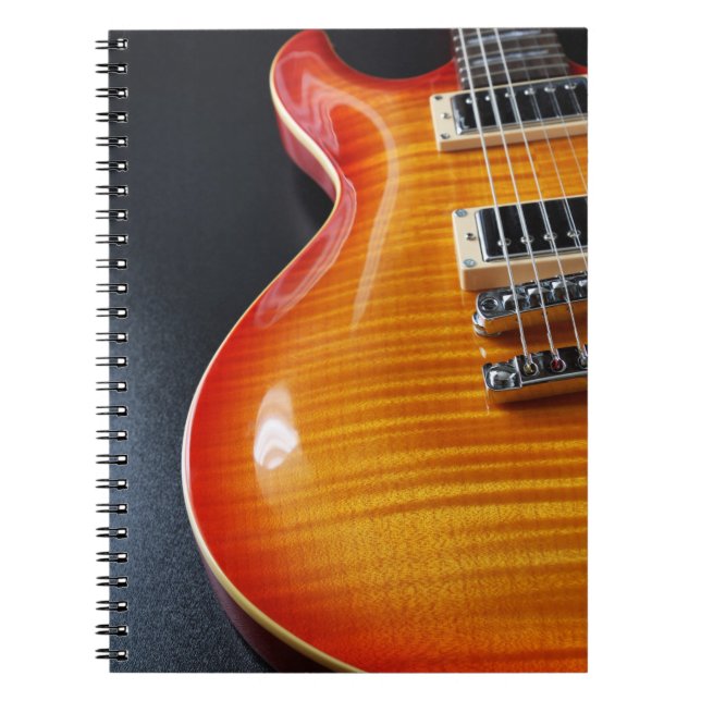 E-Gitarren-Notizbuch Notizblock (Vorderseite)