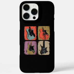 E-Gitarren-Sammlung Band Gitarrist Vintage  iPhone 16 Pro Max Hülle