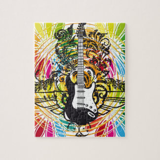E-Gitarrenentwurf Puzzle