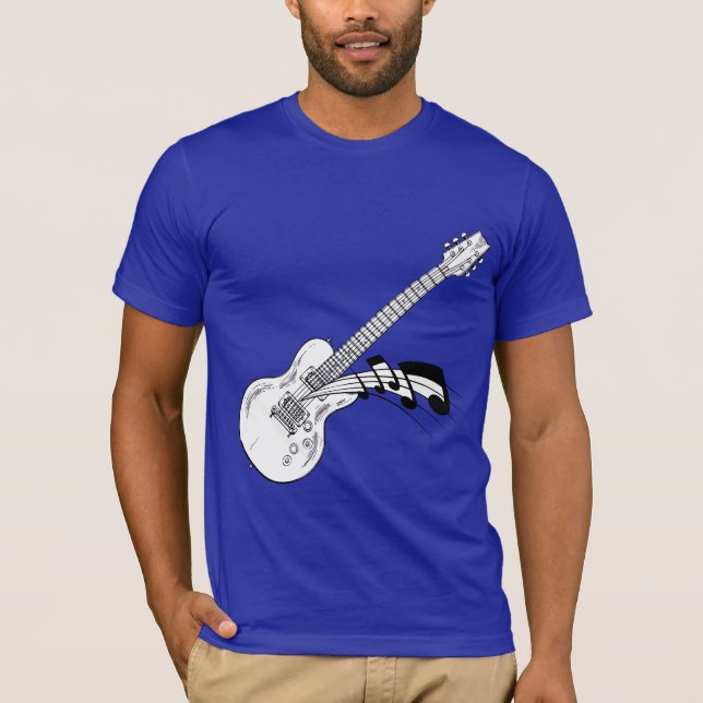 E-Gitarrent-shirt T-Shirt (Vorderseite)