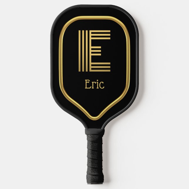 E Gold Pickleball Paddle (Vorderseite)