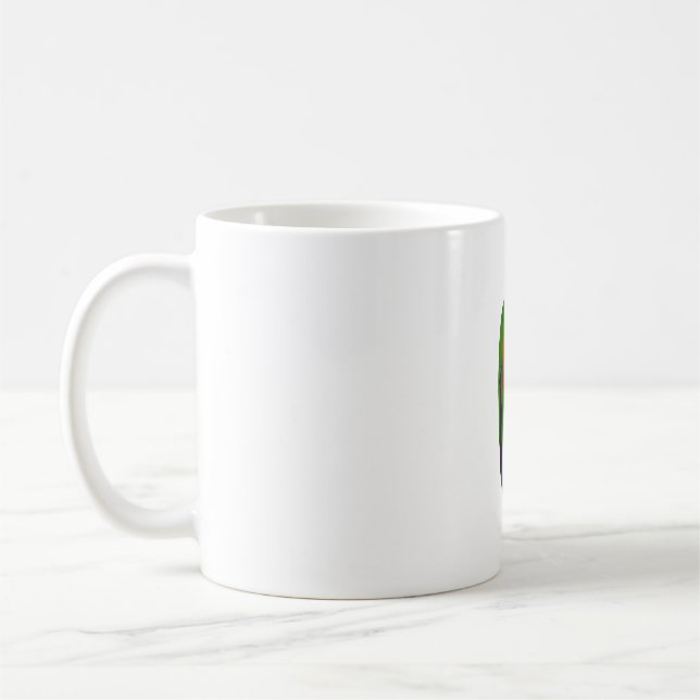 E ist für Eclectus Parrot Kaffeetasse (Links)