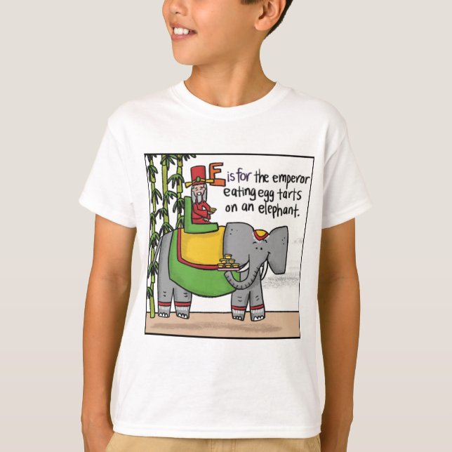 E ist für Ei Tarts Kids T - Shirt (Vorderseite)