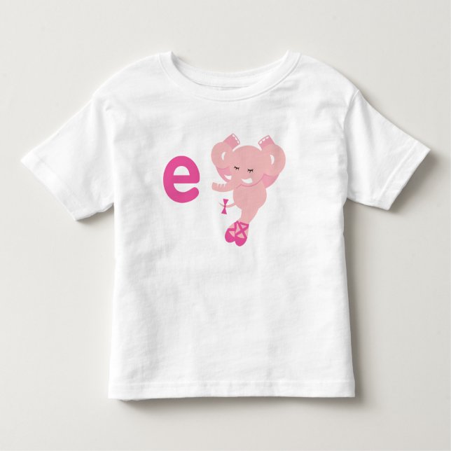 E ist für Ellie Elefant-T - Shirt (Vorderseite)
