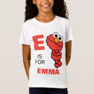 E ist für Elmo   Name hinzufügen T-Shirt