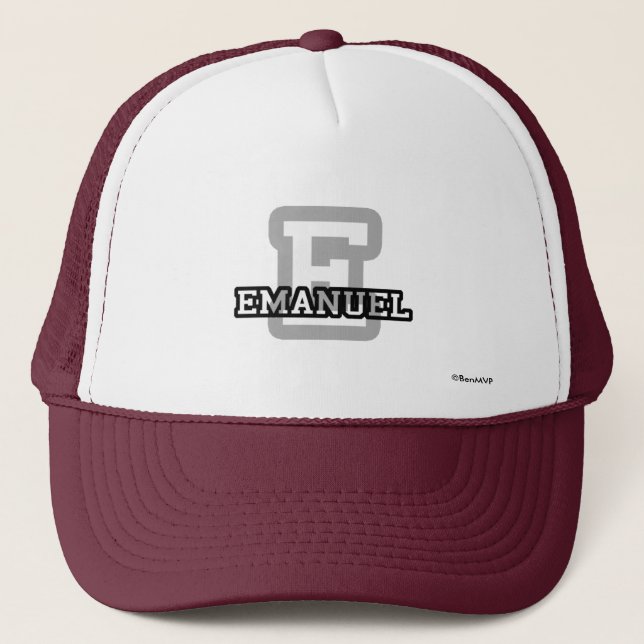E ist für Emanuel Truckerkappe (Vorderseite)