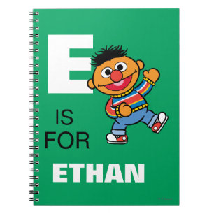E ist für Ernie   Name hinzufügen Notizblock