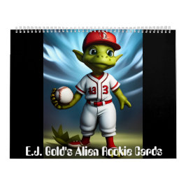 E.J. Gold Alien Rookie Card Kalender