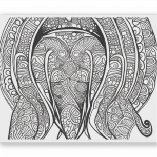 E.J. Gold Dolphin-Gesichter Entfernbarer Vinyl Aufkleber