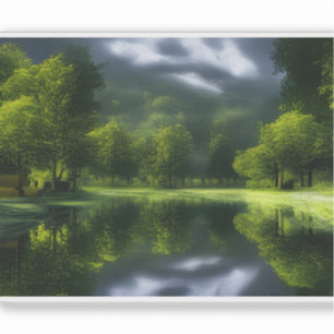 E.J. Gold Idyllische Retreat Removable Vinyl Aufkleber