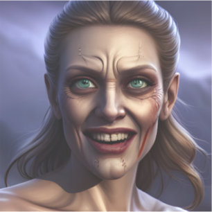 E.J. Gold lächelnd antike Prinzessin Vinyl Aufkleber