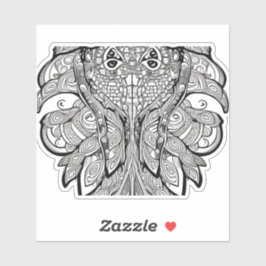 E.J. Gold Tintenfisch Entfernbarer Vinyl Aufkleber