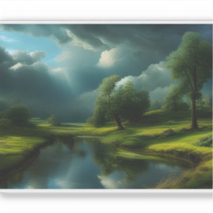 E.J. Gold Whispering Willows Removable Vinyl Aufkleber