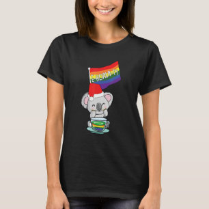 E-koala-ty Weihnachten Niedliche LGBT-Q-Gay Pride T-Shirt