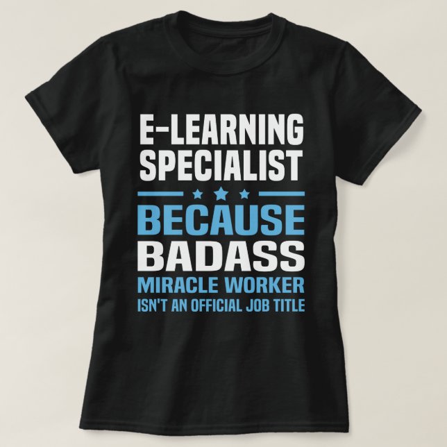 E-Learning-Spezialist T-Shirt (Design vorne)