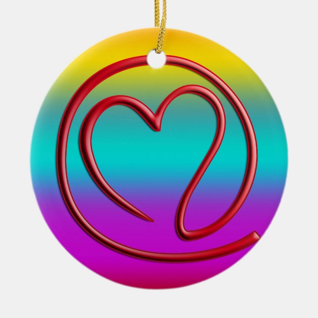 e m i l l 4 y u u | linear farbig keramikornament (Vorne)