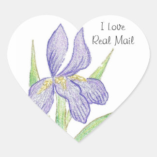 E-Mail-Aufkleber Herz-Aufkleber