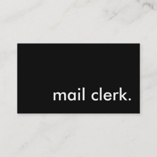 E-Mail-Mitarbeiter. Visitenkarte