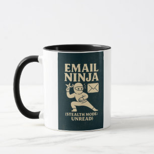 E-Mail-Ninja-Kaffeetasse Tasse