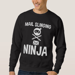 E-Mail schmeißender Ninja Sweatshirt
