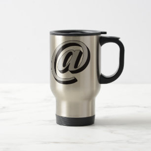 E-Mail-Symbol 3D Reisebecher
