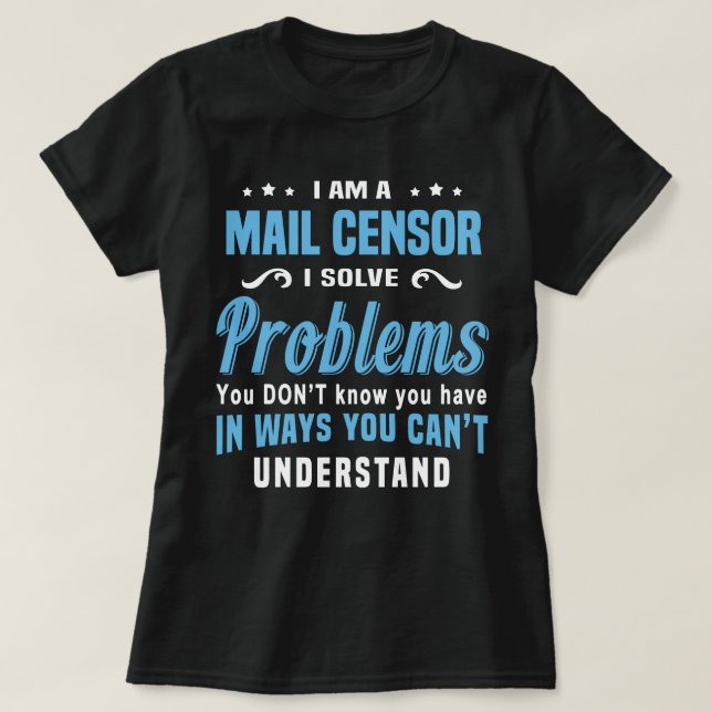 E-Mail-Zensor T-Shirt (Design vorne)