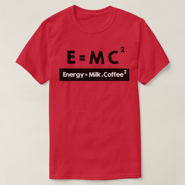 E=MC2 (2) T-Shirt (Design vorne)