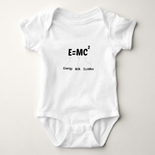 E=MC2 Energie Milch Kuddles, Geschenk von Science  Baby Strampler