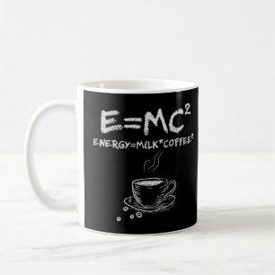 E=MC2 Funny Science Coffee Energy Milffee Kaffee Kaffeetasse
