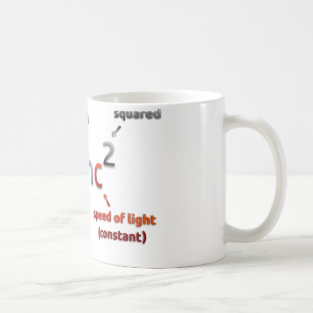 E=mc2 Kaffeetasse (Rechts)