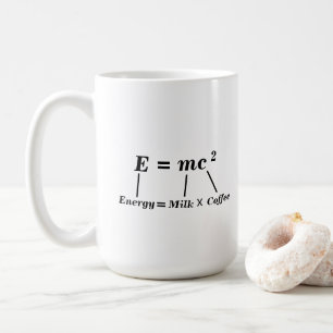 E=mc2 Wissenschaftsphysik Energie Einstein witzig Kaffeetasse