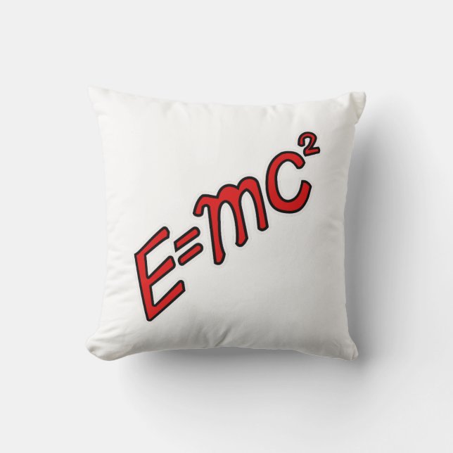 E = mc² – Genialer Modus Ein Kissen (Vorderseite)