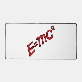 E = mc² – Genialer Modus Ein Schreibtischunterlage
