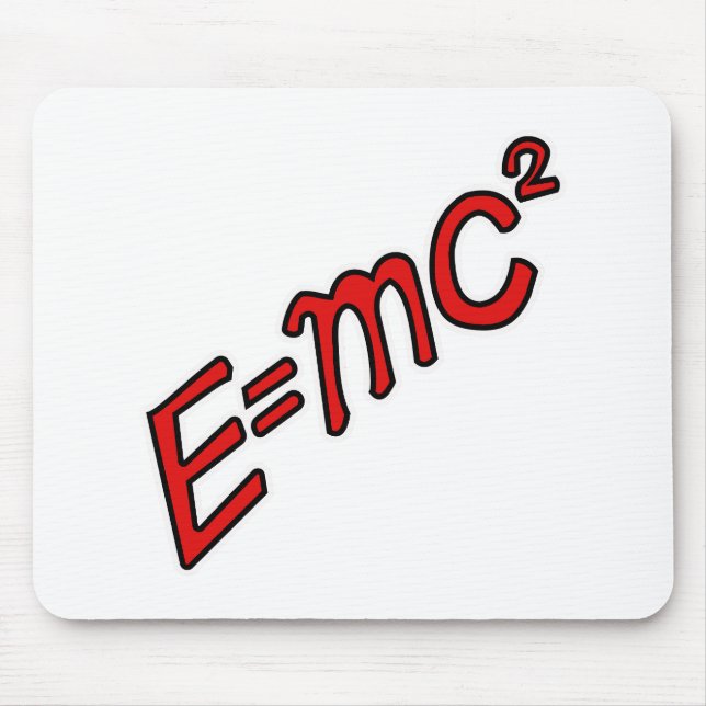 E = mc² – Genius Mode On Mousepad (Vorne)
