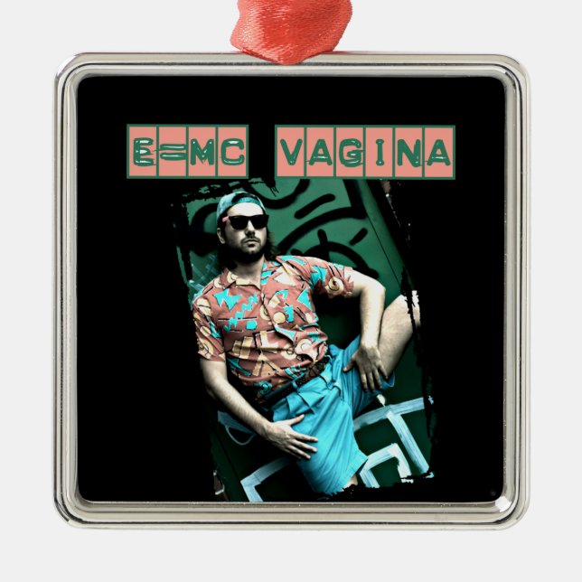 e=mcvagina silbernes ornament (Vorne)