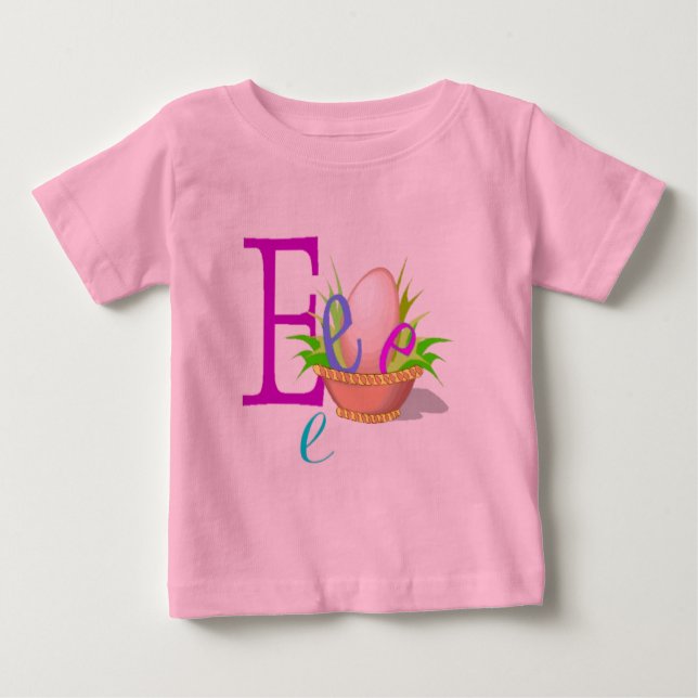 E - Monogramm - Sammlung Baby T-shirt (Vorderseite)