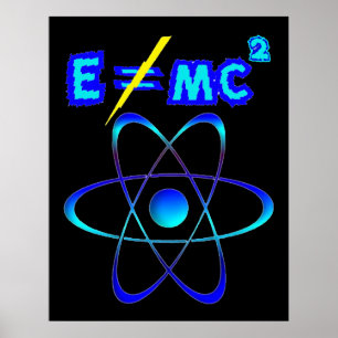 E nicht = mc2 - Einstein lag falsch! Poster