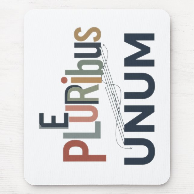"E Pluribus Unum - Design for Unity Mousepad (Vorne)