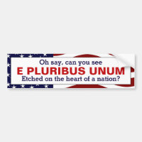 E Pluribus Unum Herz einer Nation