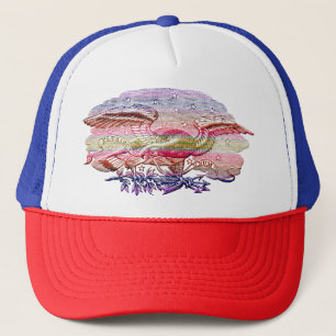 E Pluribus Unum Patriotic Eagle Americana Art Truckerkappe