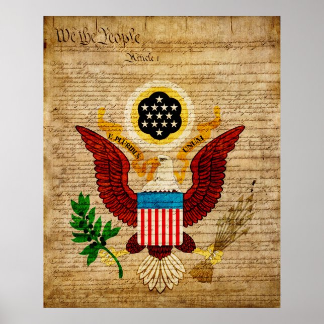 E Pluribus Unum Poster (Vorne)