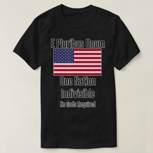 E Pluribus Unum T-Shirt (Design vorne)