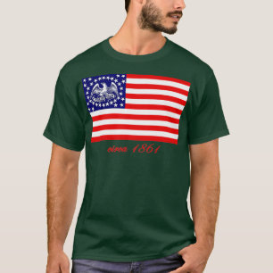 E PLURIBUS UNUM ZIVILER KRIEG REGIMENTAL FLAG T-Shirt