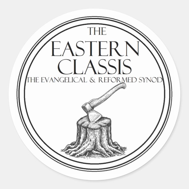 E&R-Synode Eastern Classis-Aufkleber Runder Aufkleber (Vorderseite)