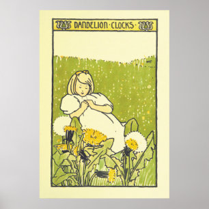 E. Richardson Vintage Poster niedlich Girl