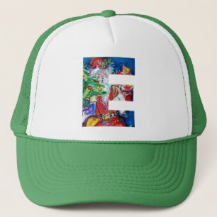 E SCHREIBEN / SANTA MIT CHRISTMAS BAUMONOGRAMM TRUCKERKAPPE